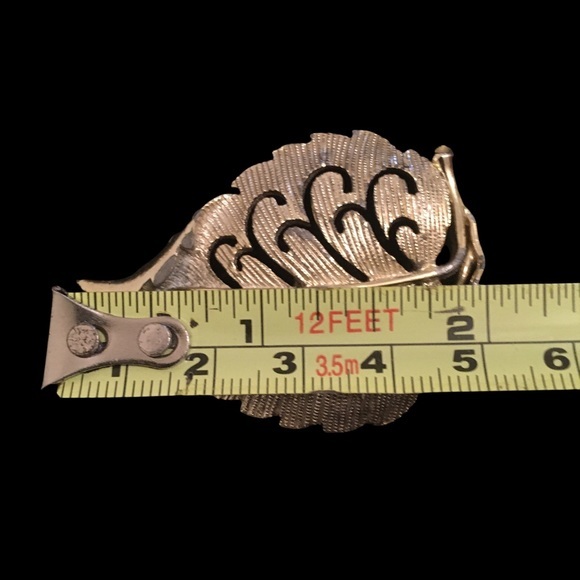 Vintage Silver Leaf Brooch Pin - Picture 5 of 5